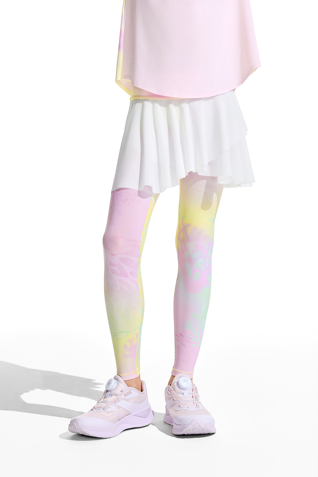 Fairy 2-in-1 Leggings **Color Coral Yellow**