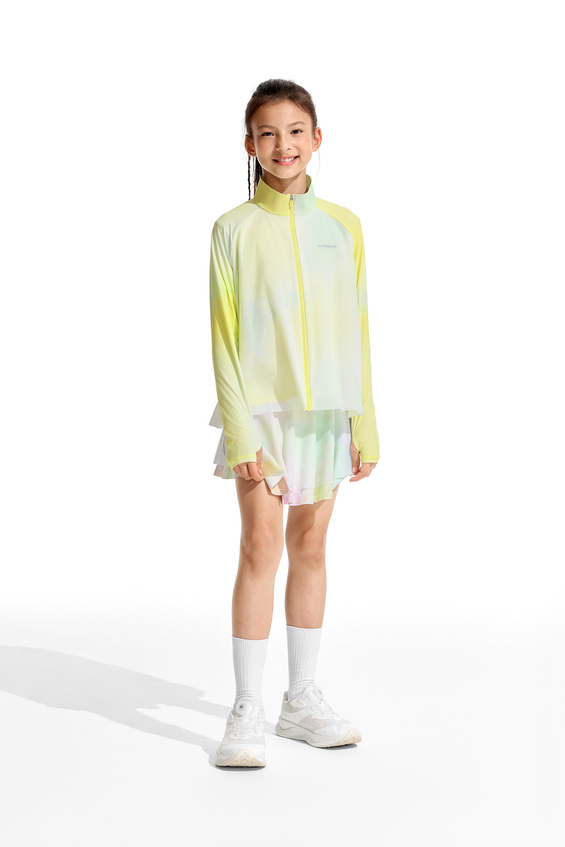 Fairy Printed Jacket **Lime Yellow Green**
