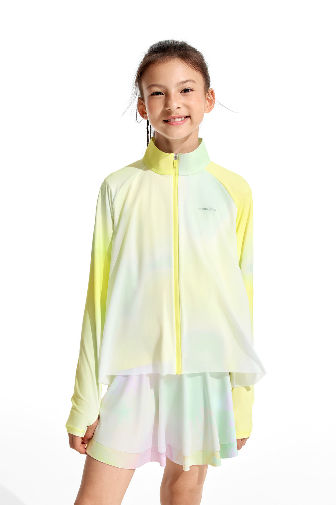 Fairy Printed Jacket **Lime Yellow Green**
