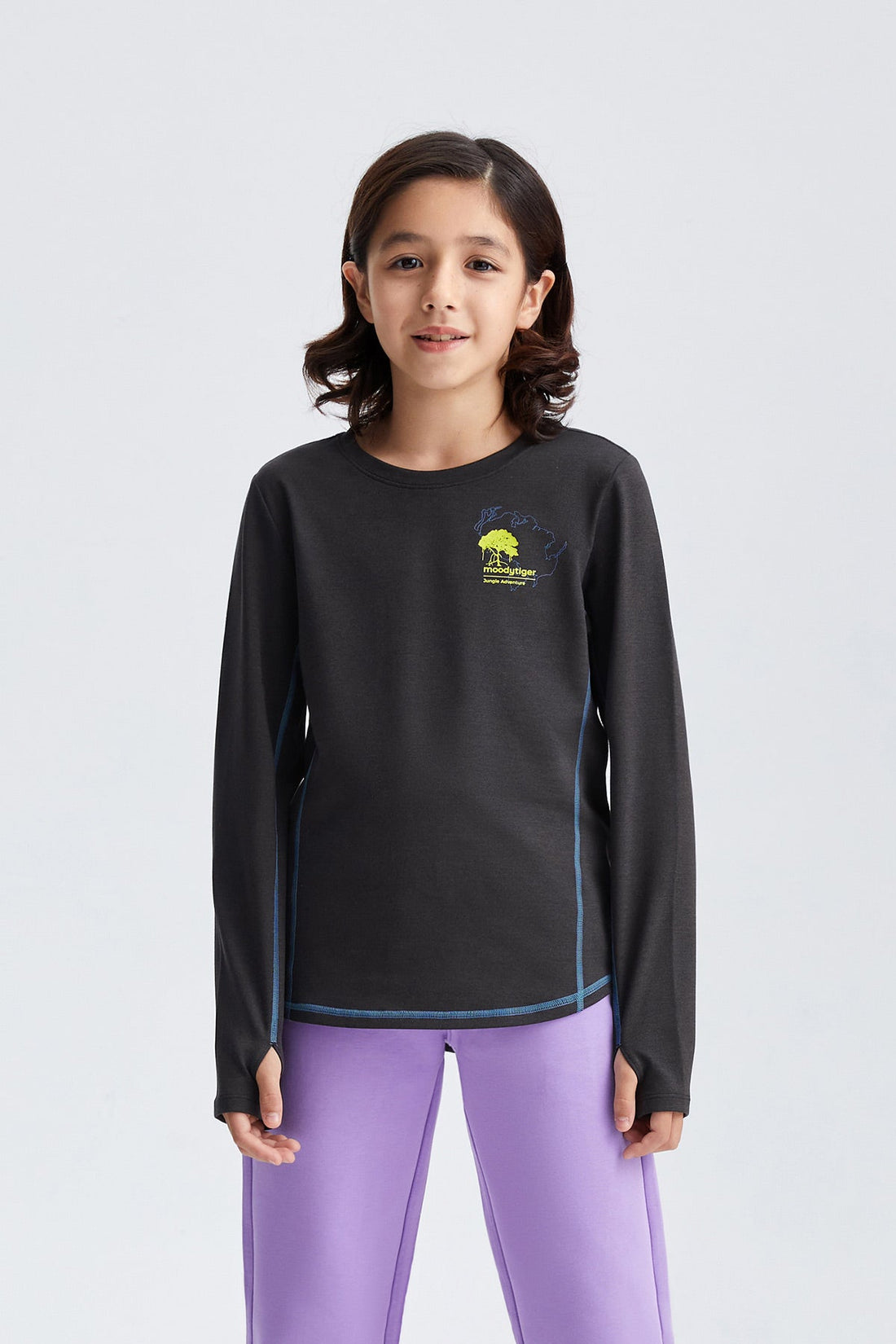 Fusion Long Sleeve **Charcoal Black**