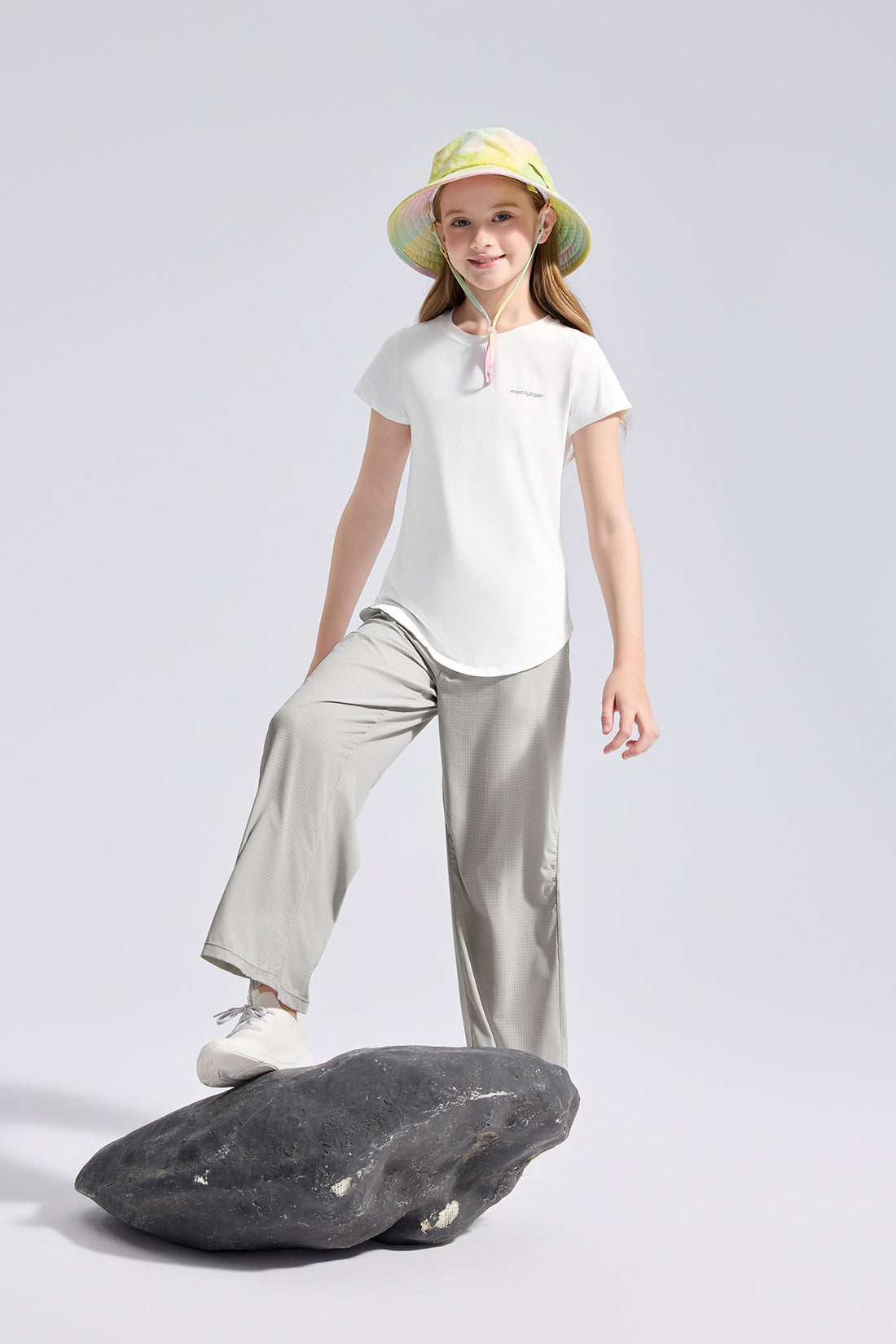 Girl's Lightweight Sports Tee **Cloud Dancer**