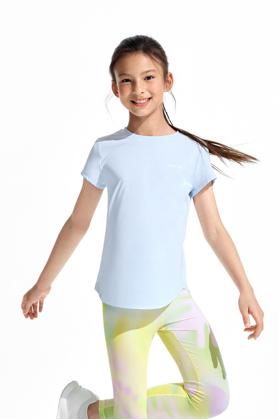 Girl's Lightweight Sports Tee **Ice Water**