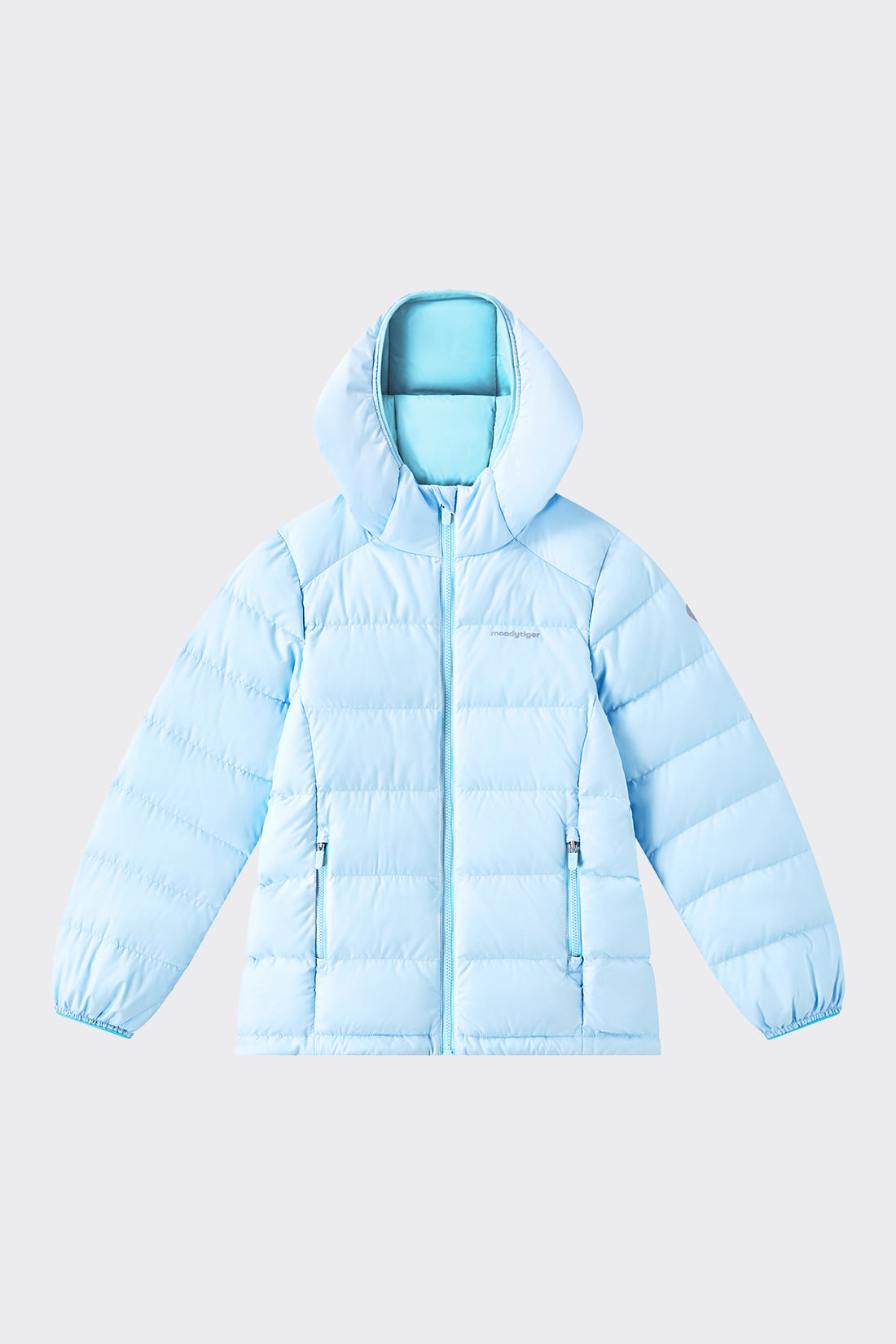 Hooded Down Jacket **Ice Water**