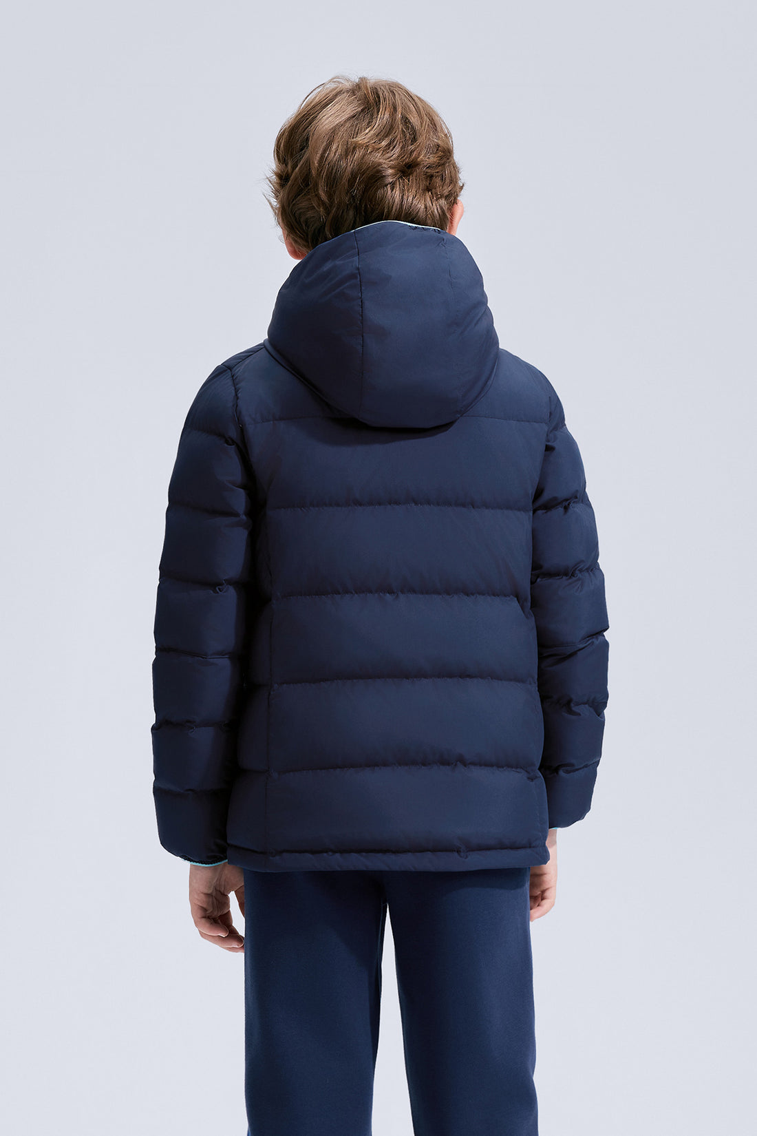 Hooded Down Jacket **Midnight**
