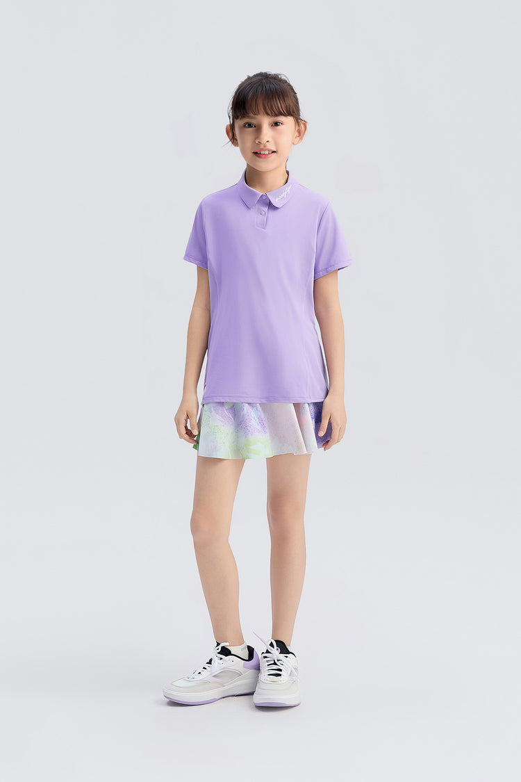 Lightweight Short Polo **Lavender**