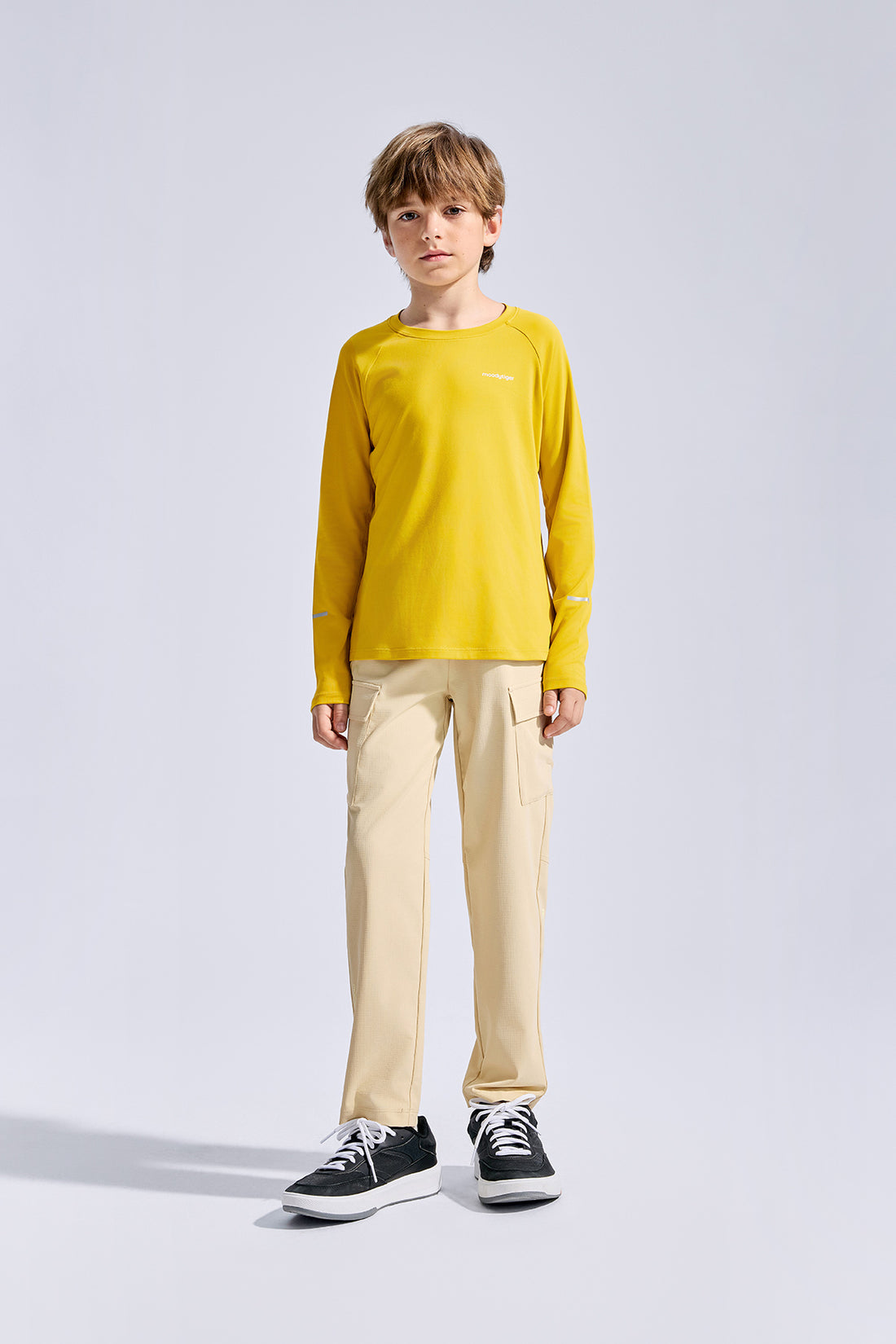 Long Sleeve Sport Tee **Amber yellow**