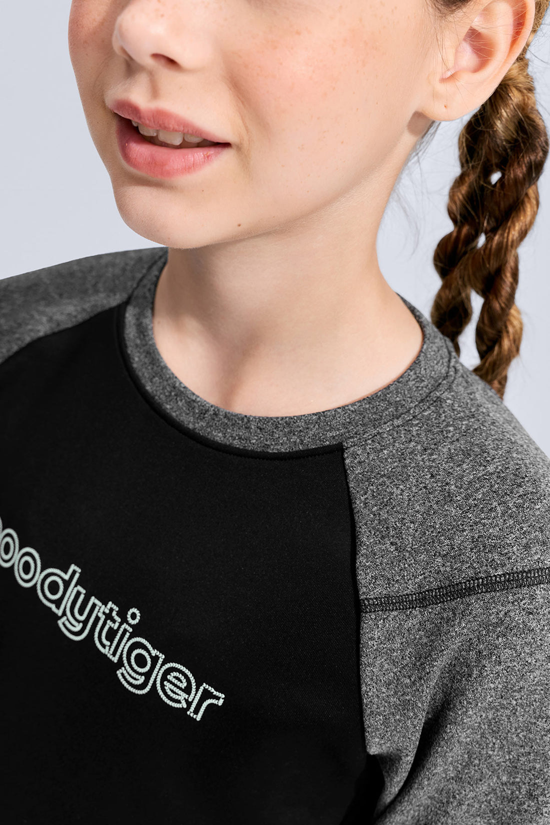 Long Sleeve Sport Tee **Charcoal Black**