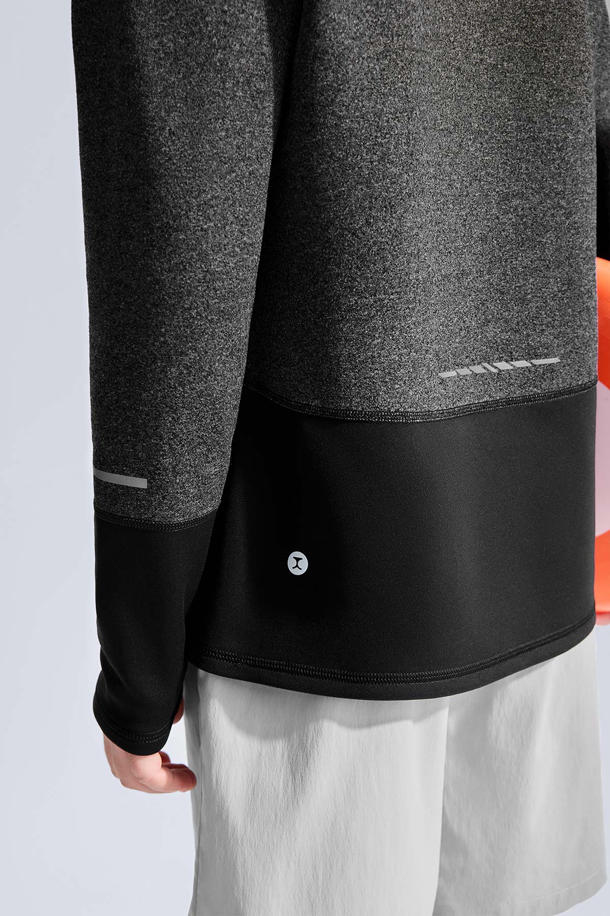 Long Sleeve Sport Tee **Charcoal Black**