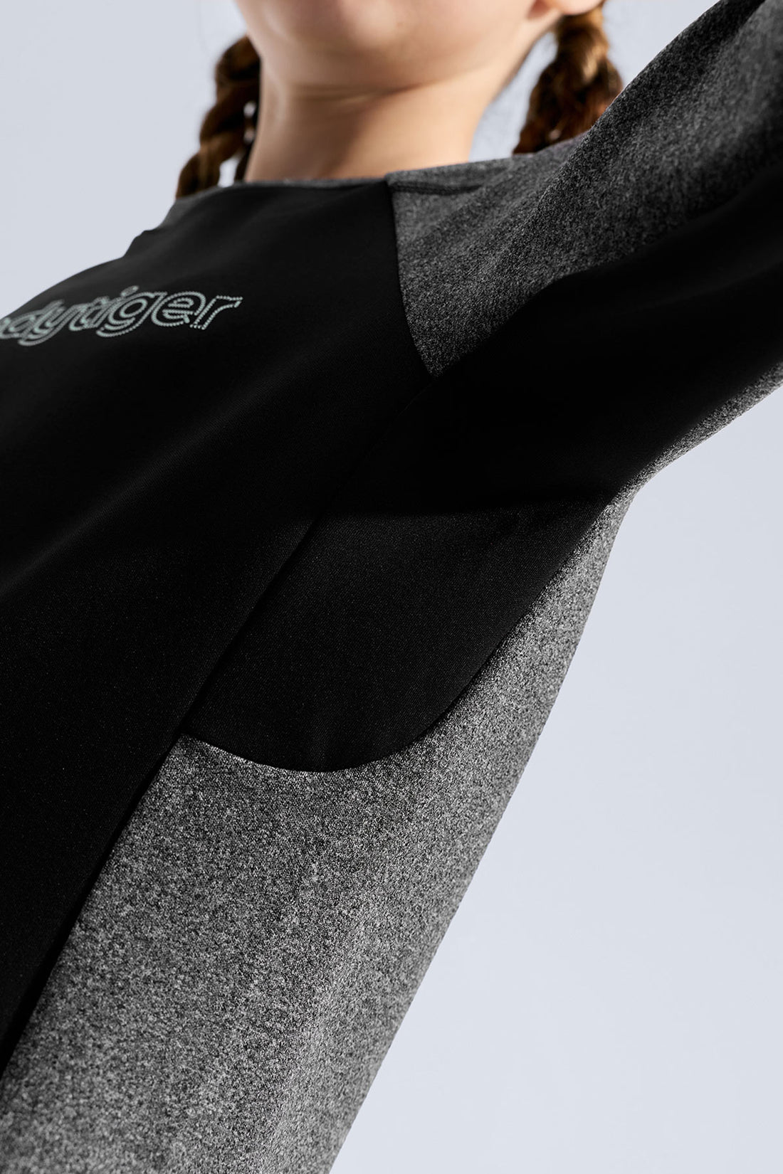 Long Sleeve Sport Tee **Charcoal Black**