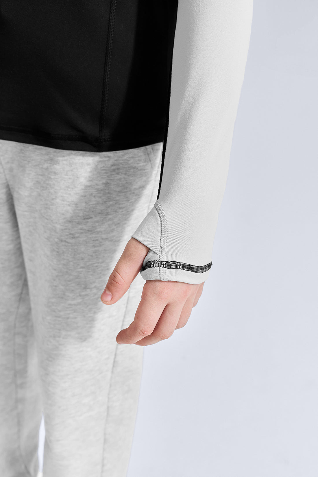 Long Sleeve Sport Tee **Charcoal Black**