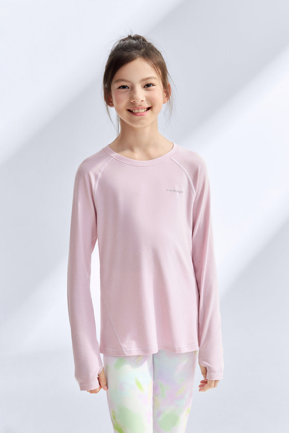 Long Sleeve Sport Tee **Rose Quartz**