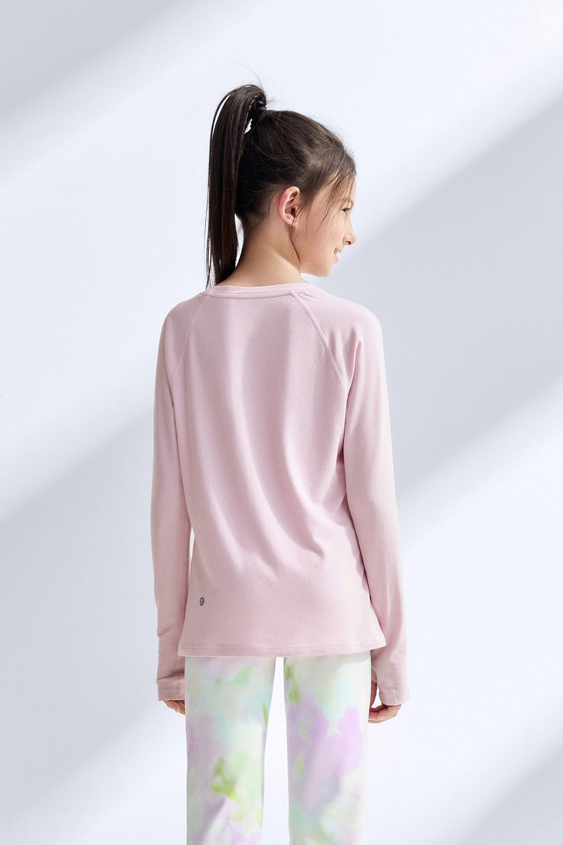 Long Sleeve Sport Tee **Rose Quartz**