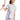 Mesh Open Back Tee **Bloom Romance Purple**