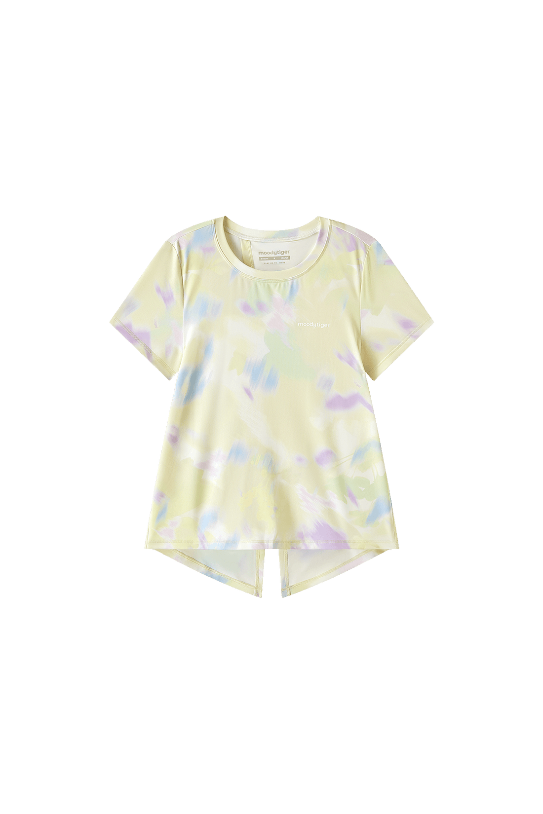 Mesh Open Back Tee **Bloom Romance Yellow**