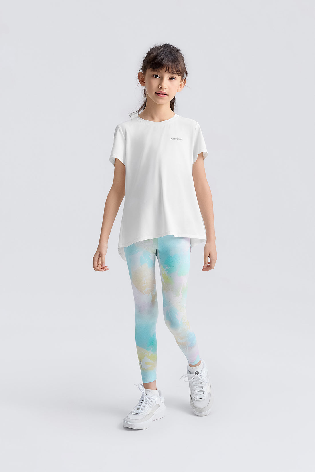 Mesh Open Back Tee **Cloud Dancer**