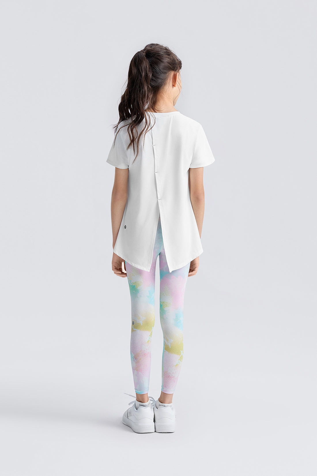 Mesh Open Back Tee **Cloud Dancer**