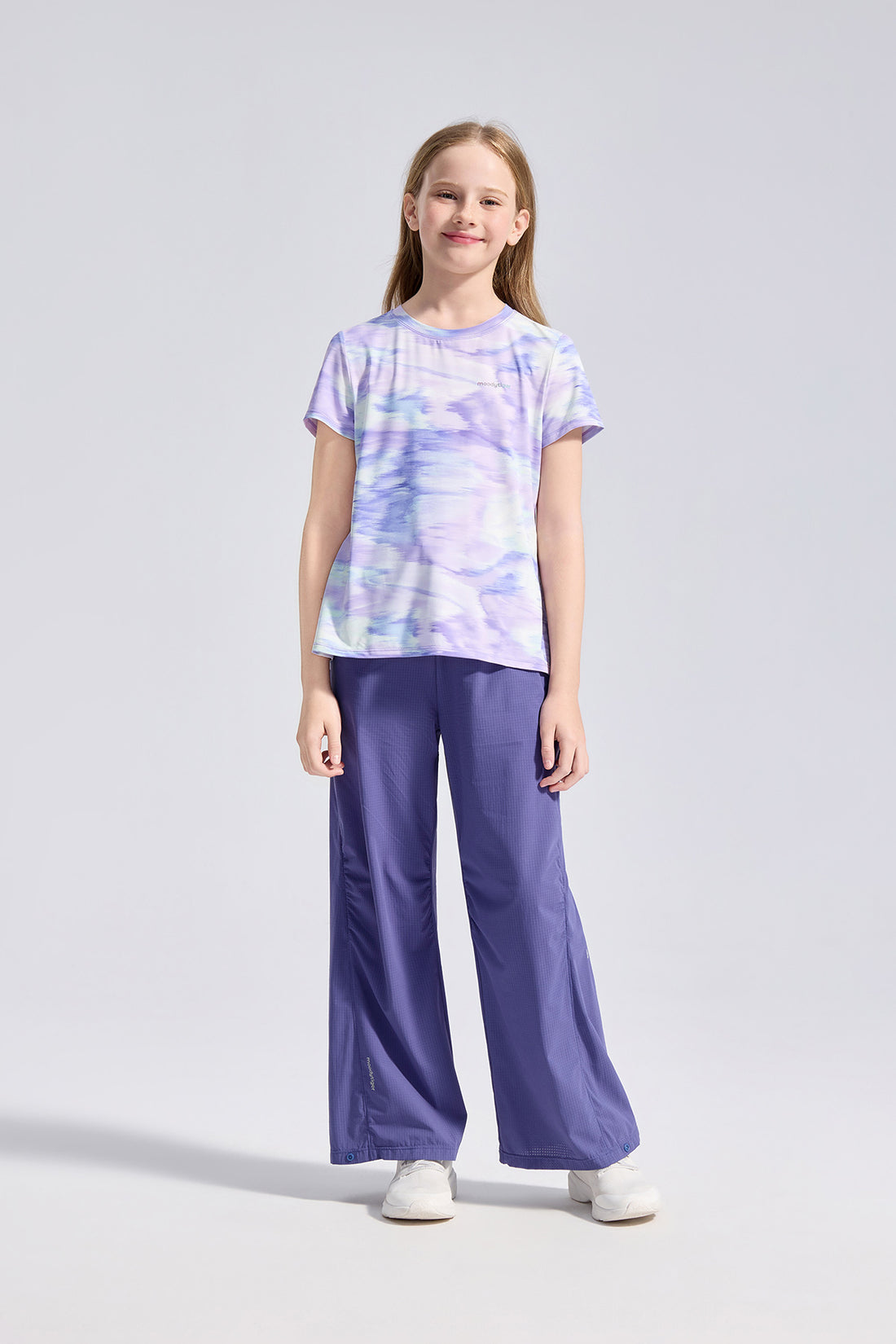 Mesh Open Back Tee **Dimension Purple**