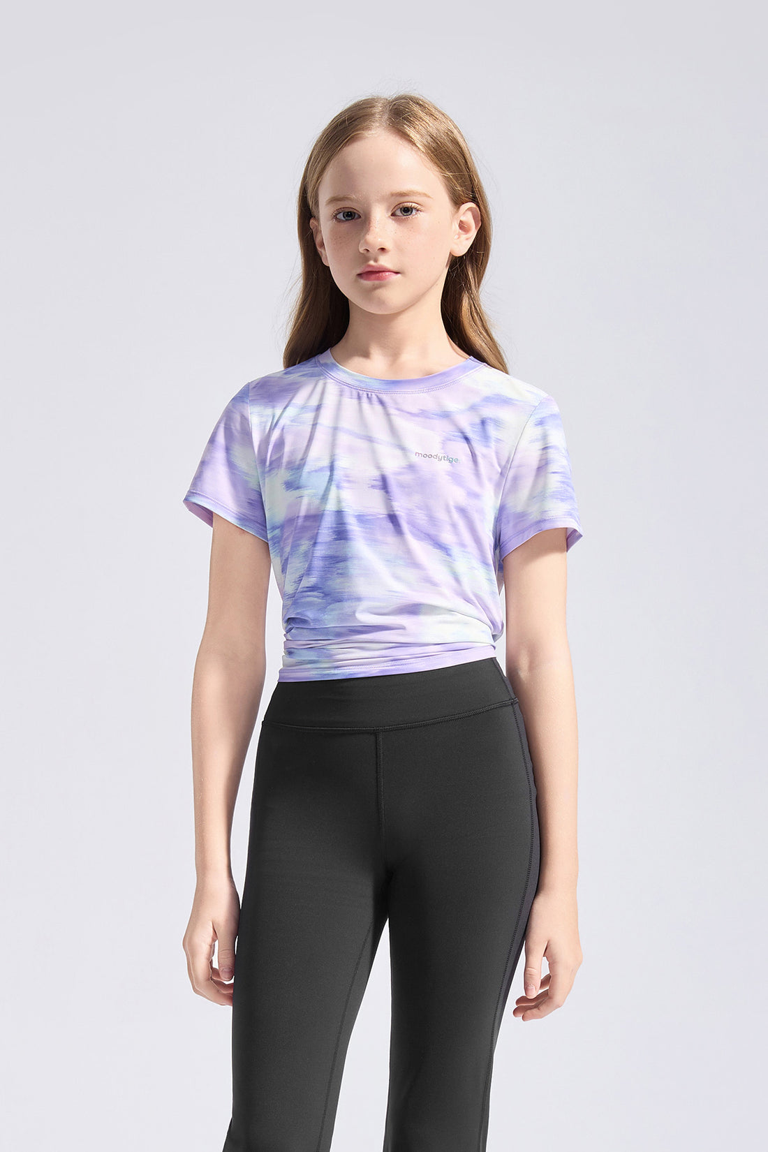 Mesh Open Back Tee **Dimension Purple**