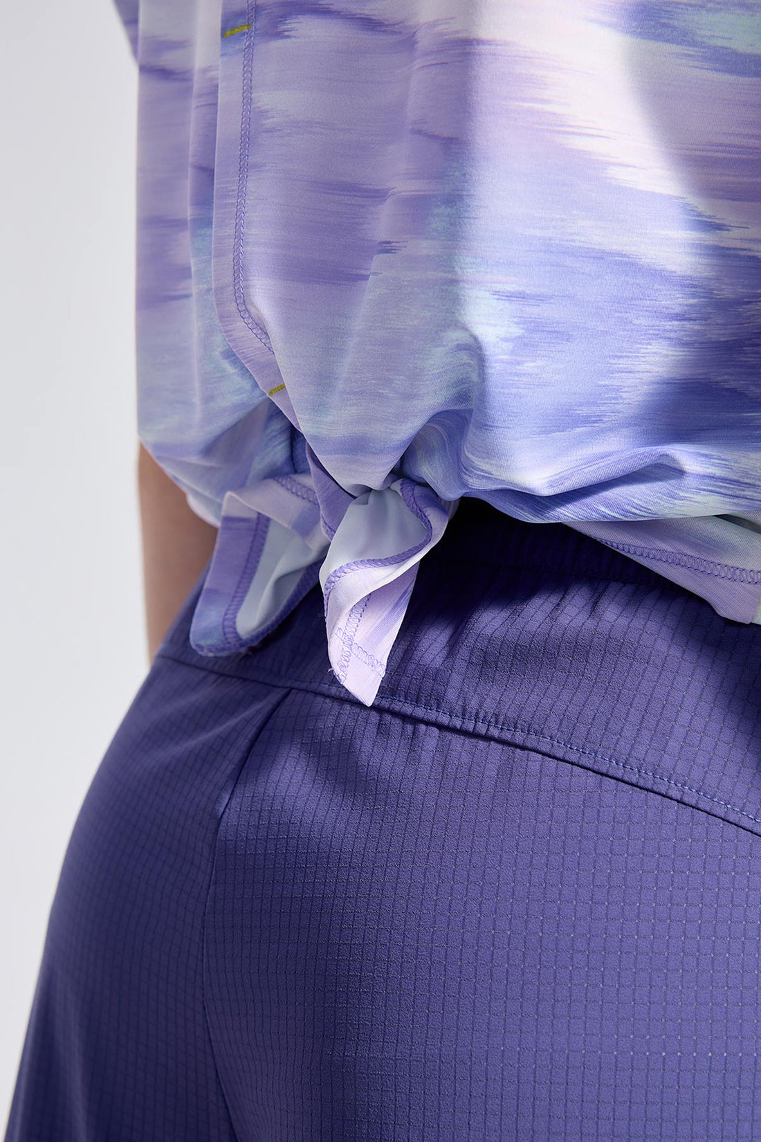 Mesh Open Back Tee **Dimension Purple**
