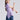 Mesh Open Back Tee **Lavender**