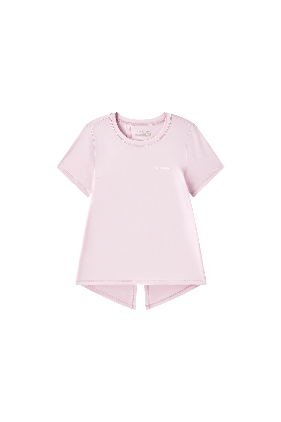 Mesh Open Back Tee **Rose Quartz**