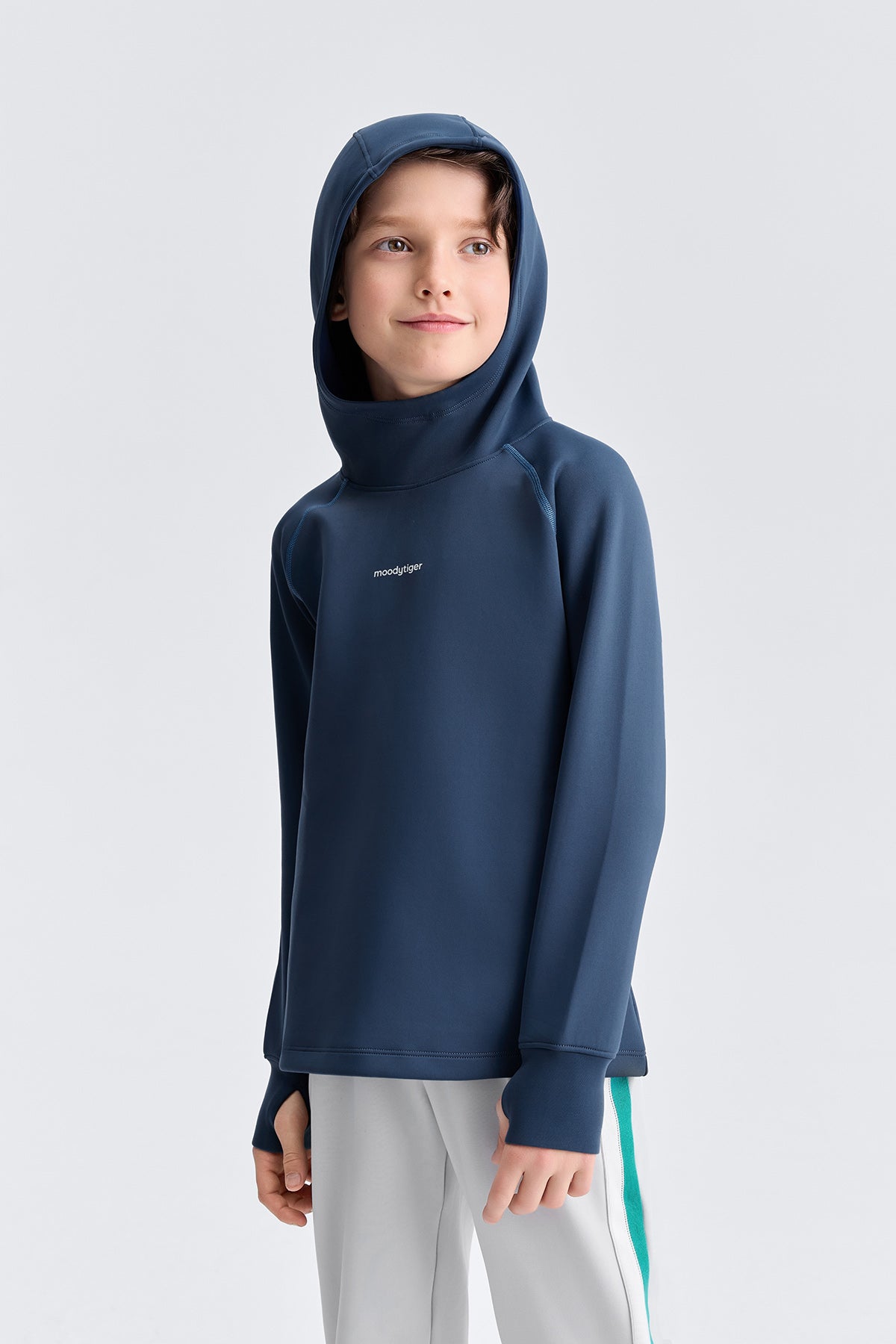 Neoprene Pullover Hoodie **Blue Wing Teal**