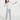 Neoprene Taper Pants  **Ice Gray**