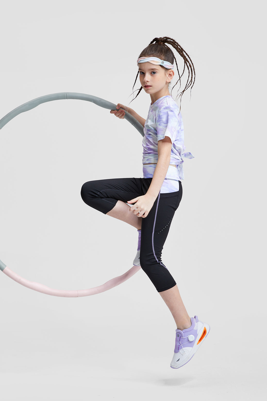 On Style Cropped Leggings **Charcoal Black**