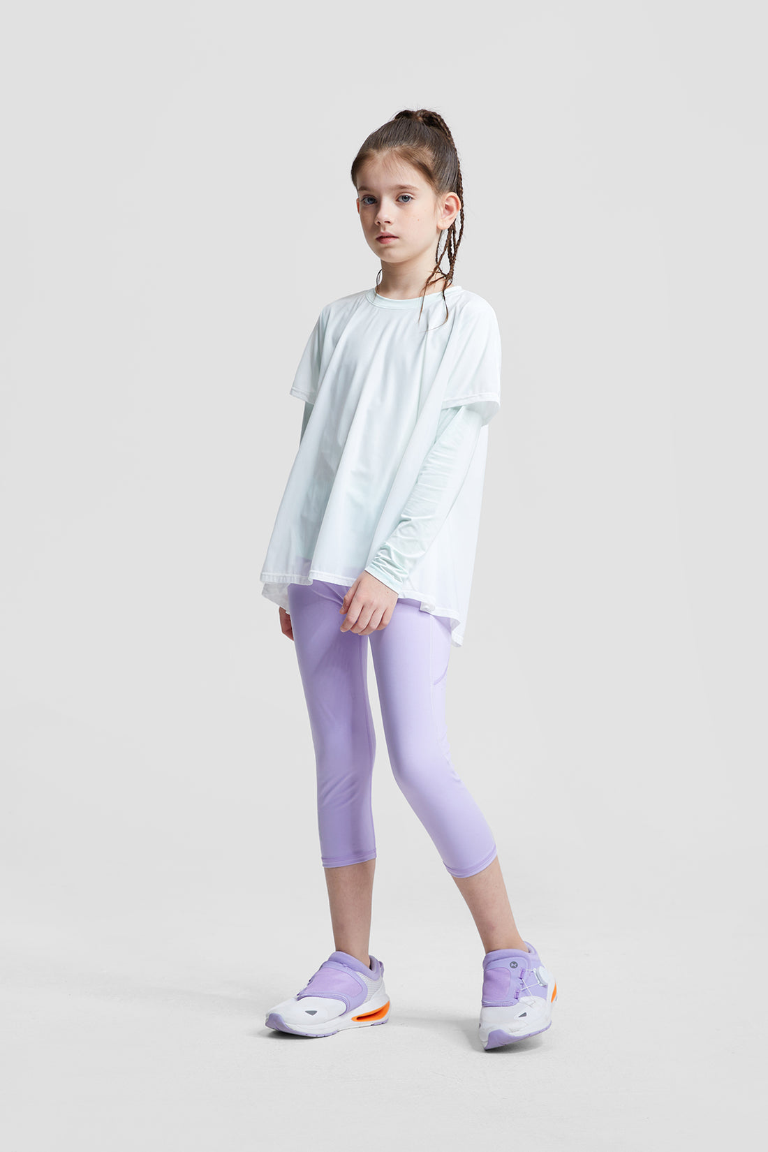 On Style Cropped Leggings**Lavender**