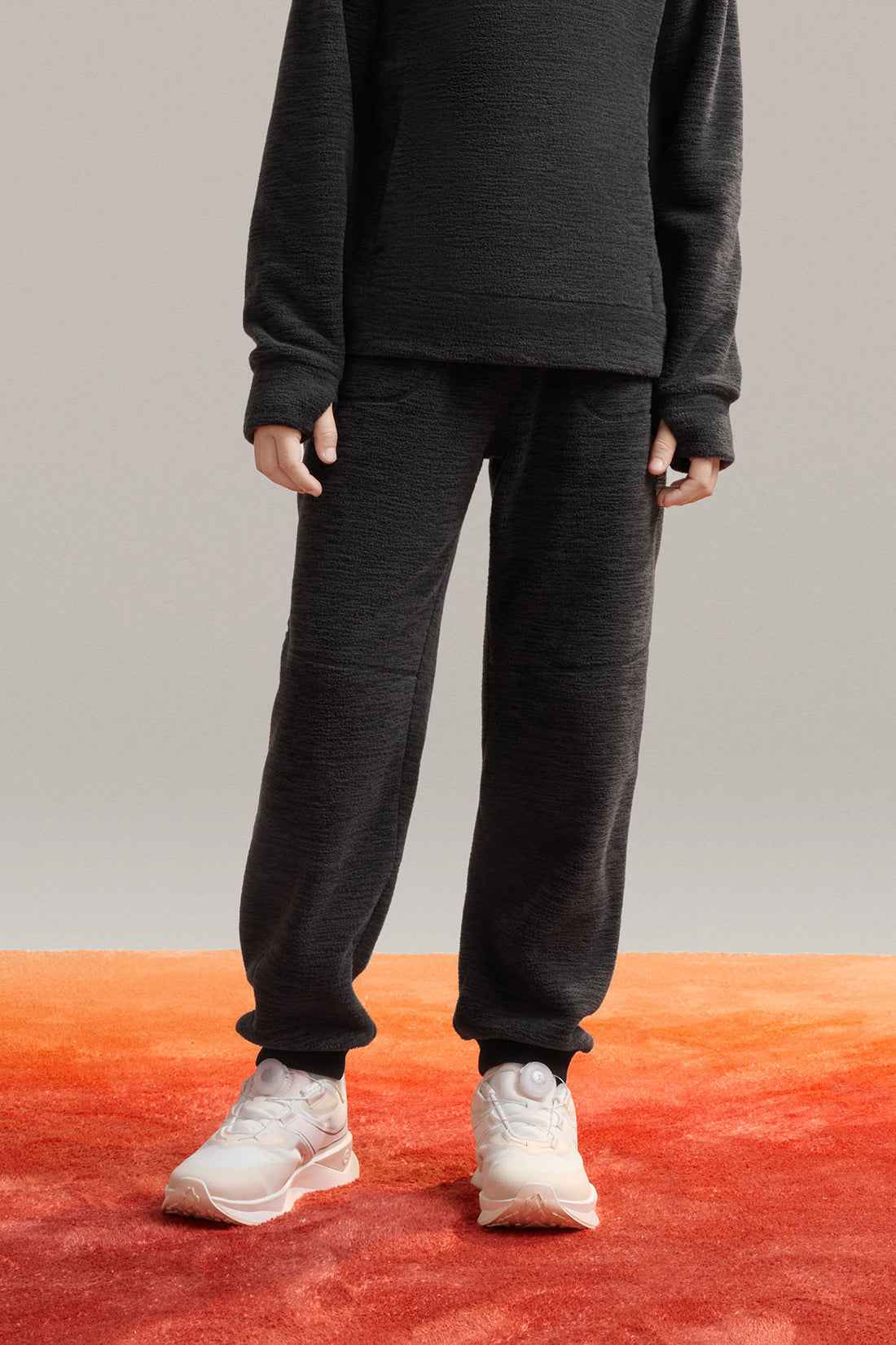 Polar Fleece Pants **Charcoal Black**