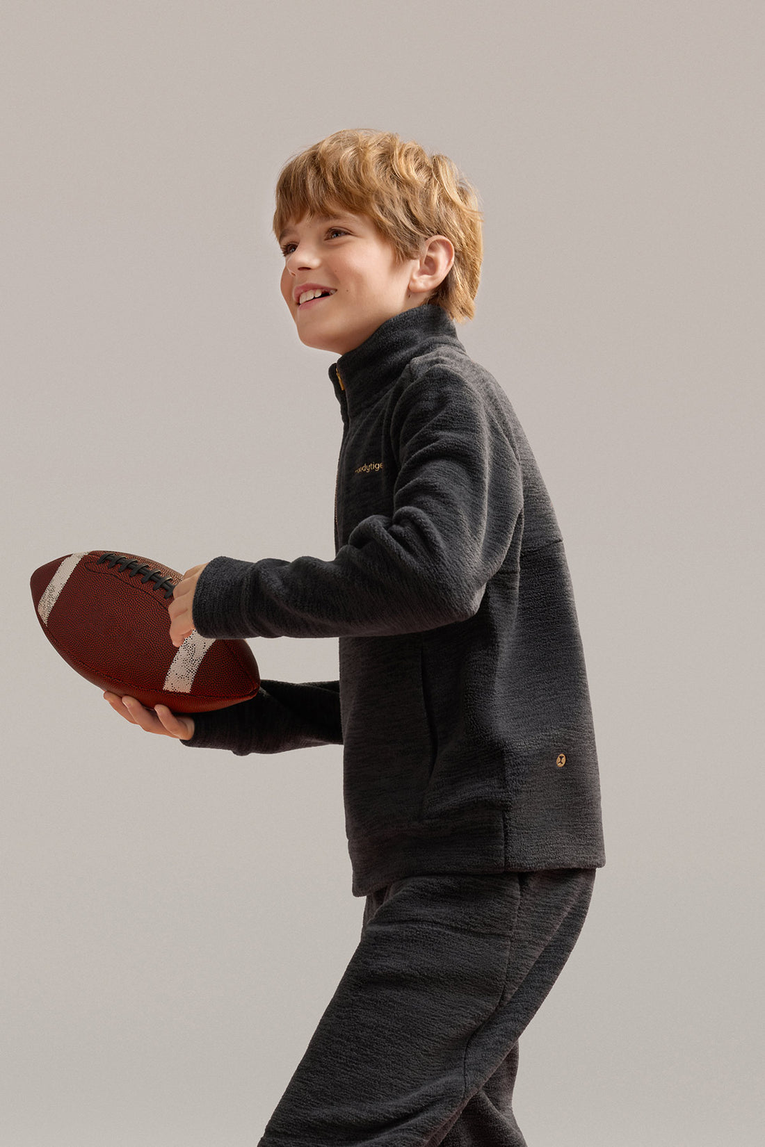 Polar Fleece Sweater **Charcoal Black**