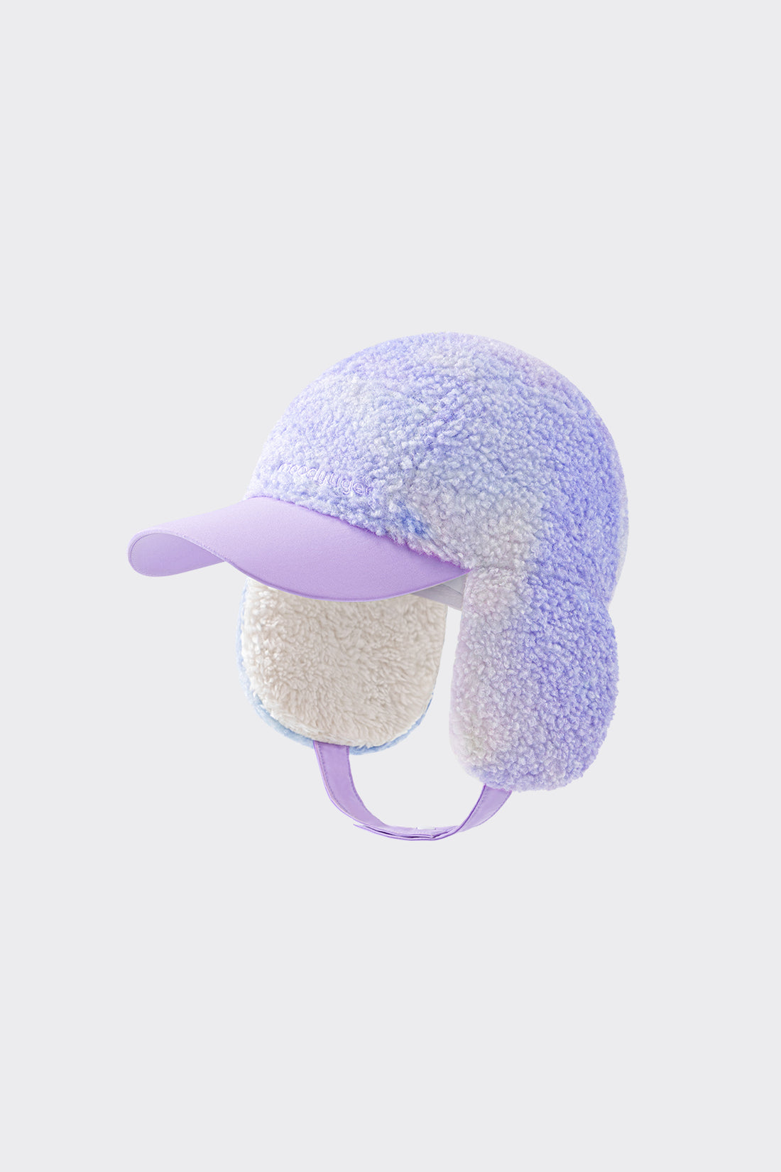 Printed Fleece Cap **Chasing Light Purple**