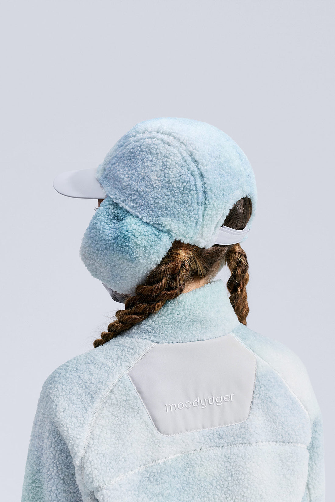 Printed Fleece Cap **Chasing Light White**