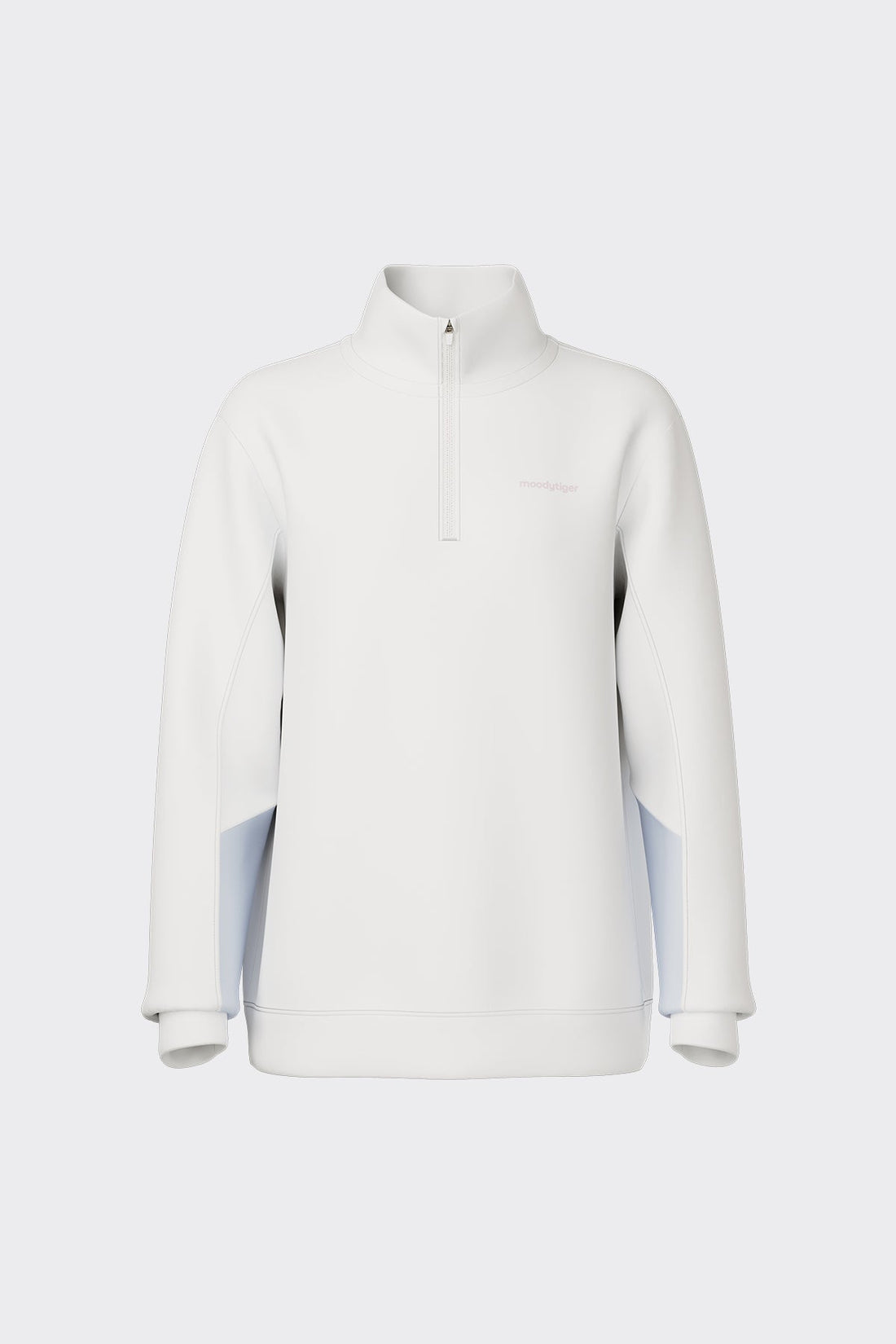 Quarter Zipped Sweater **Cloud Dancer**