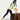 Queenie Colour Blocking Legging **Charcoal Black**