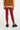 Queenie Colour Blocking Legging **Cranberry**