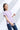 Short Sleeves Stripes Tee **Taro Purple**