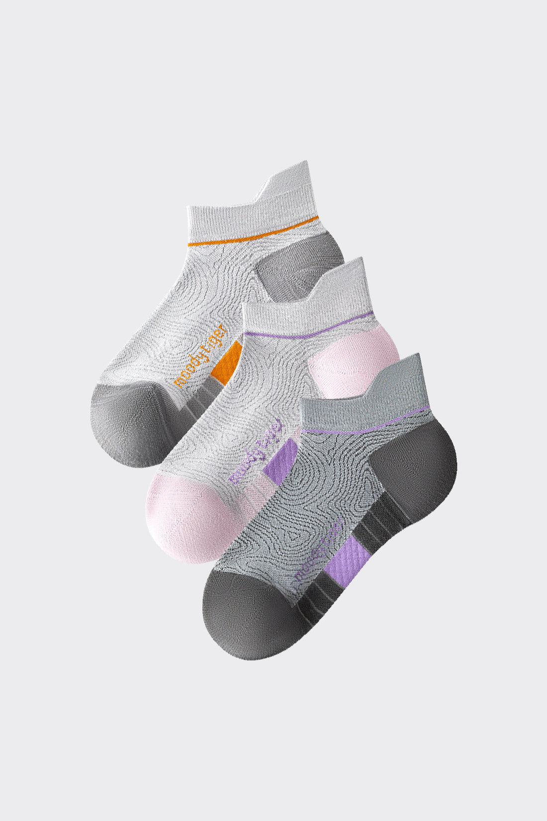 Socks **Gray Pink Deep Gray**