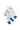 Socks **White Blue Deep Blue**
