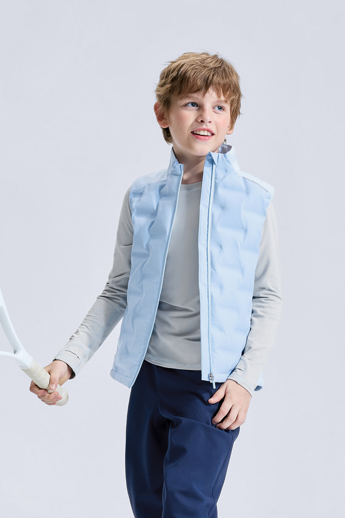 Stretch Sports Down Vest **Ice Water**