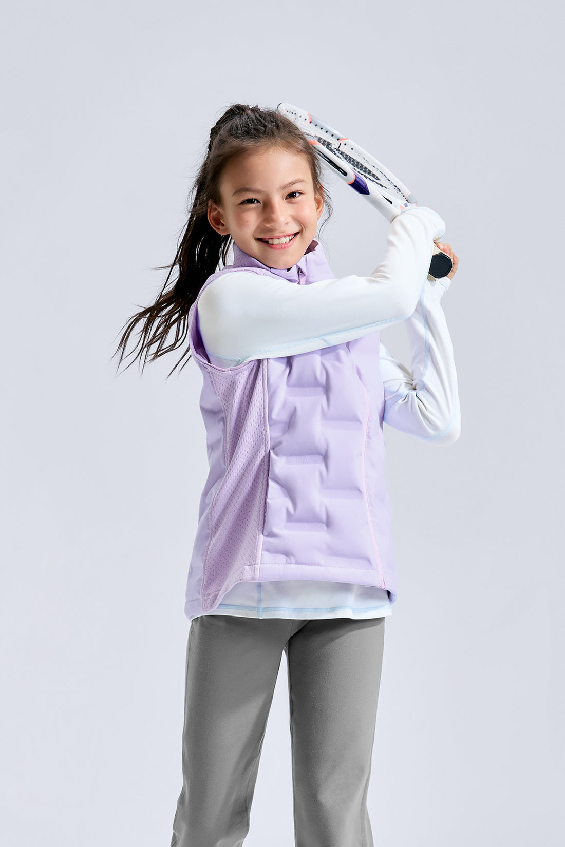 Stretch Sports Down Vest **Taro Purple**
