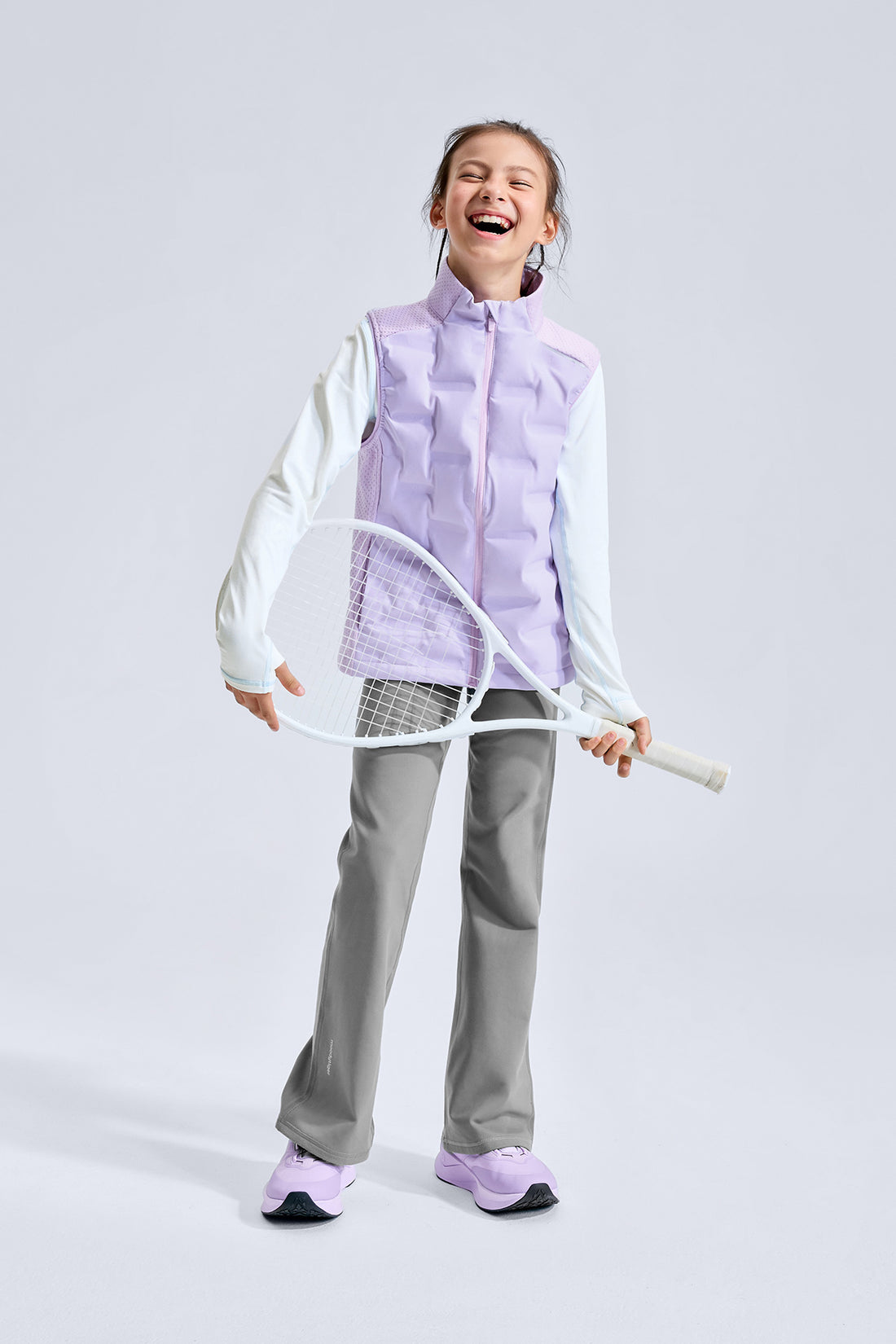 Stretch Sports Down Vest **Taro Purple**