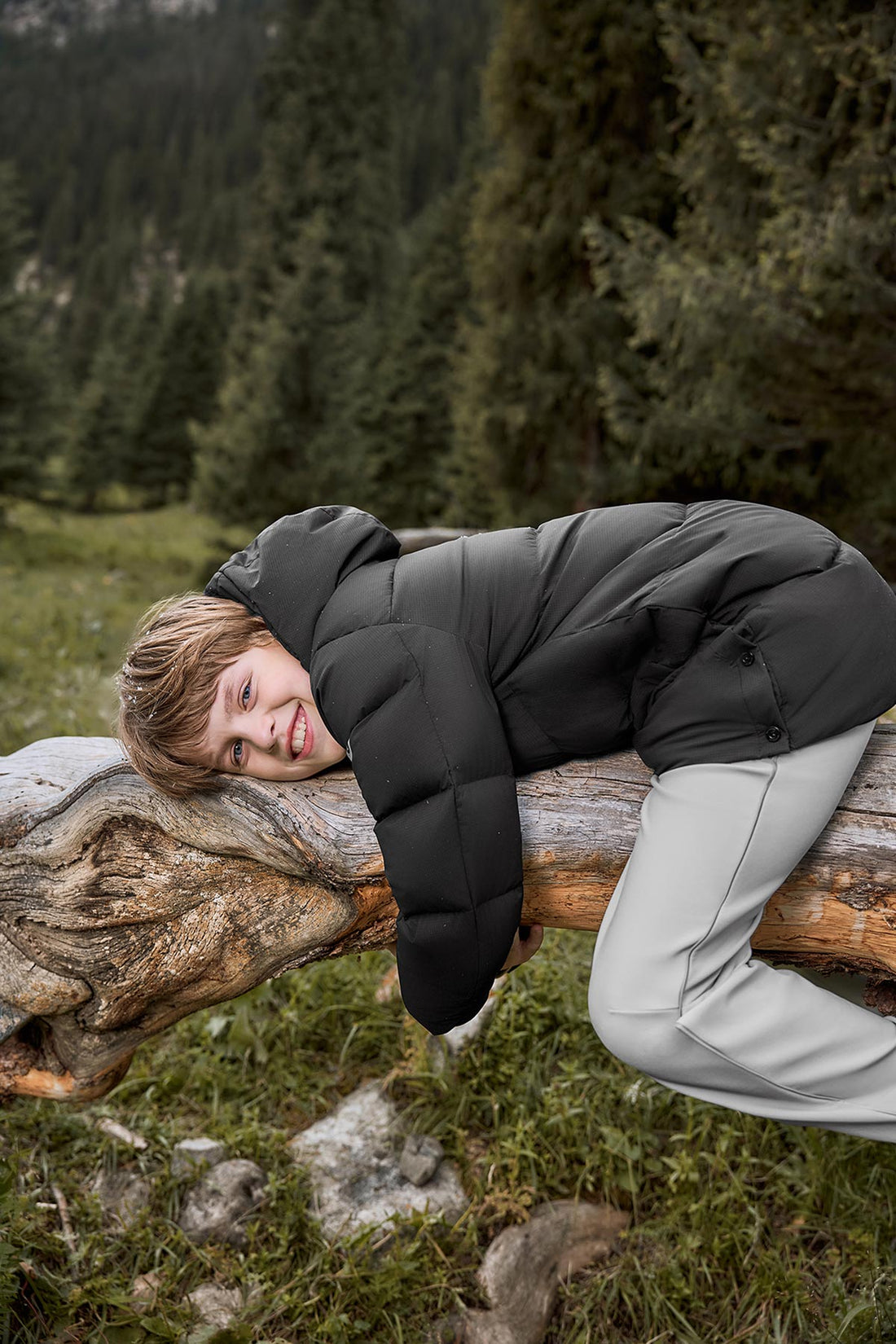 Topdown Down Jacket **Charcoal Black**