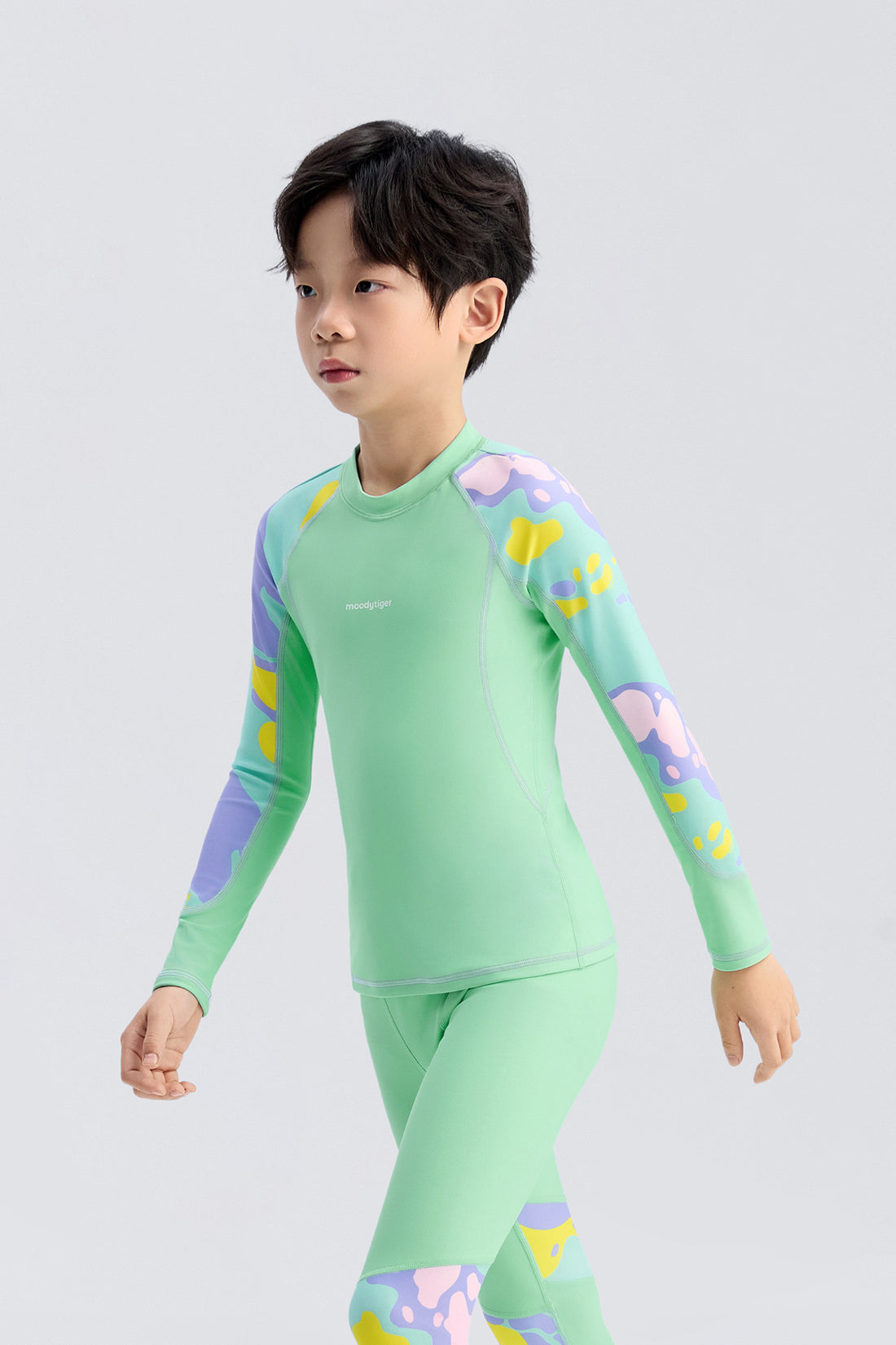 Waverider Long Sleeve Rashguard **Ice mint**