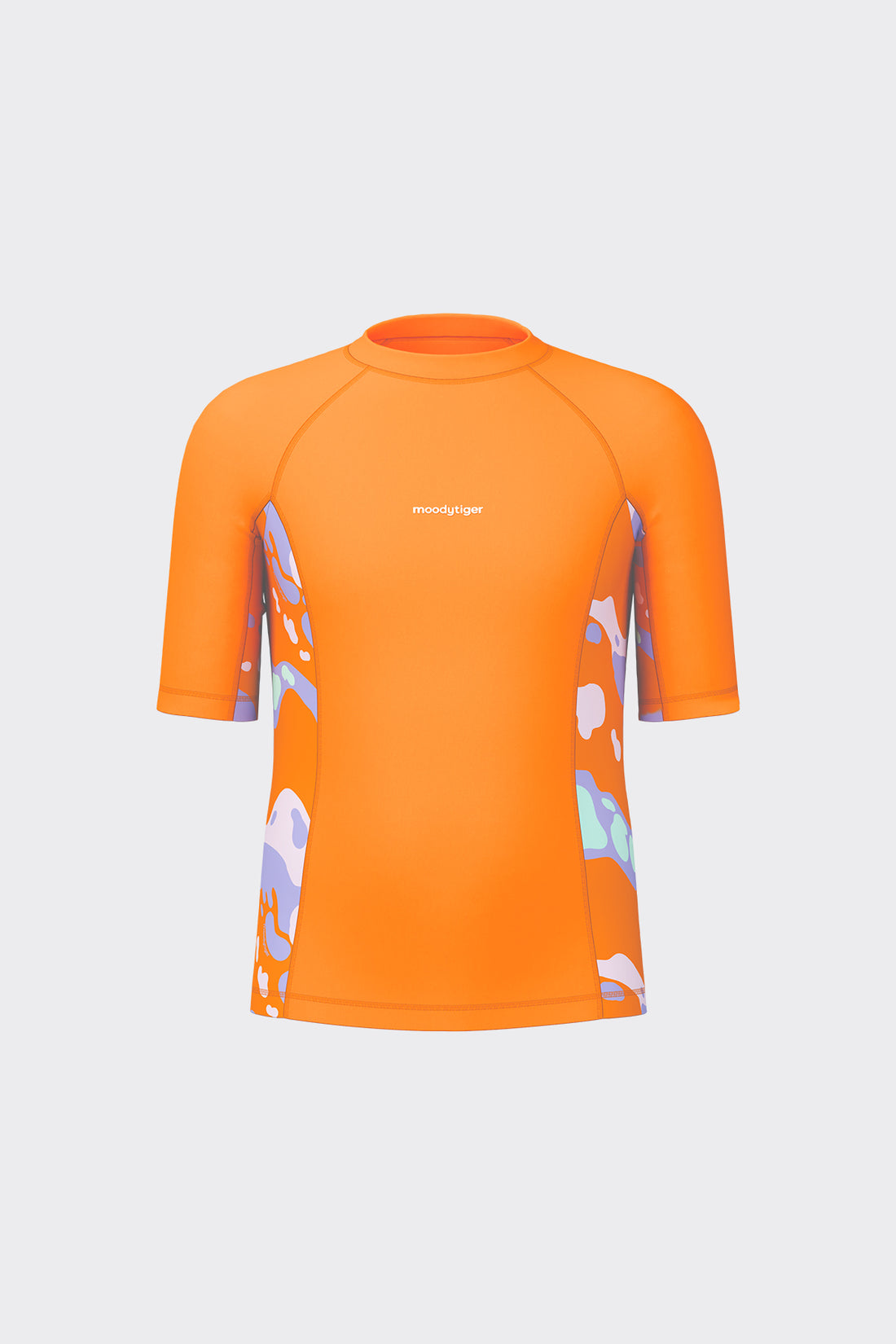 Waverider Short Sleeve Rashguard **Warm Orange**