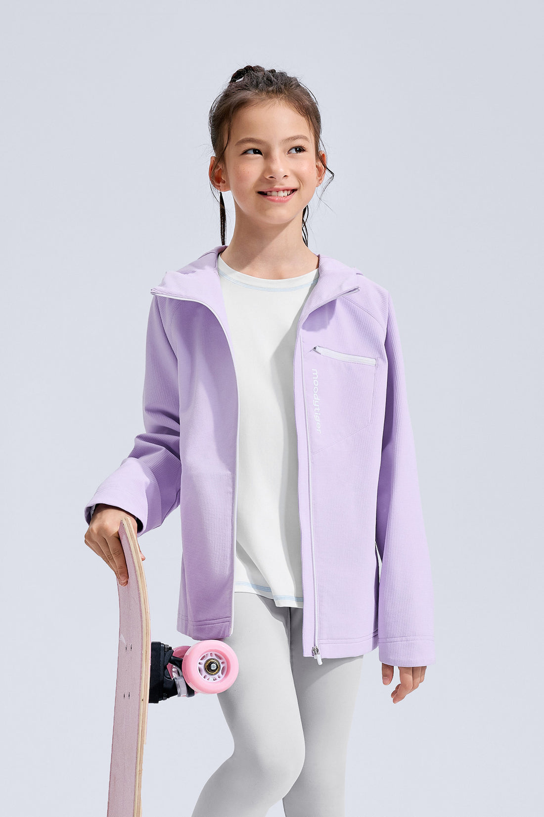 Woven DWR Jacket **Taro Purple**