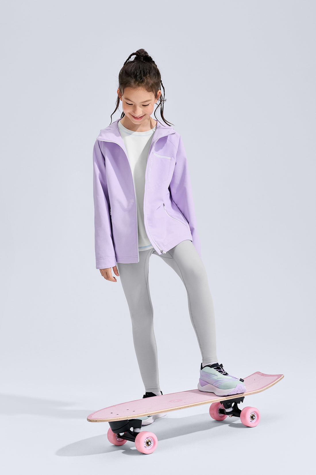 Woven DWR Jacket **Taro Purple**