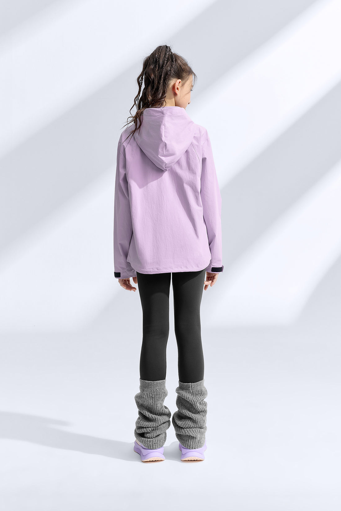Woven Jacket **Grape Gray Purple**